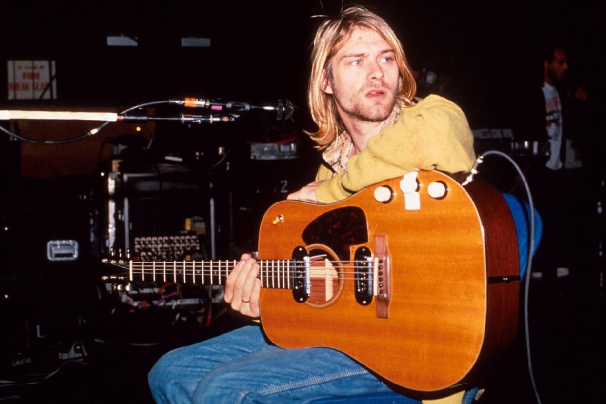 Kurt Cobain’s stage-smashed 1973 Fender Mustang sells for nearly $500,000 at auction