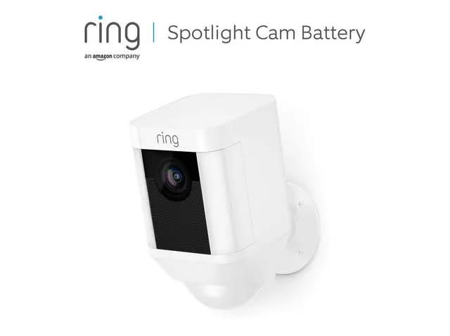 Ring spotlight cam battery by Amazon: Was £179, now £119, Amazon.co.uk (RIng)