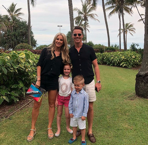 Roxy, Oliver, Pixie and Hunter on their family vacation last week. Source: Instagram