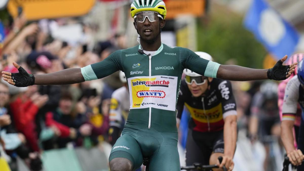 L’Érythréen Girmay remporte une nouvelle étape du Tour de France