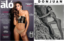 Esta colombiana de 38 años ha sido portada de varias revistas como aló y Don Juan. (Foto: Revista aló / Don Juan)