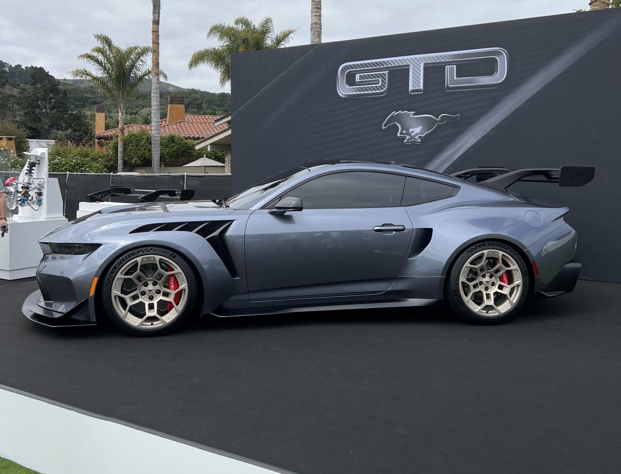 The Mustang GTD at the Quail event (credit: Pras Subramanian)