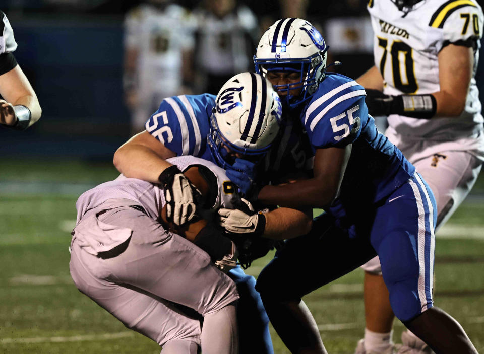 Jess Hauer (56) is one of the top players for perennial power Wyoming.