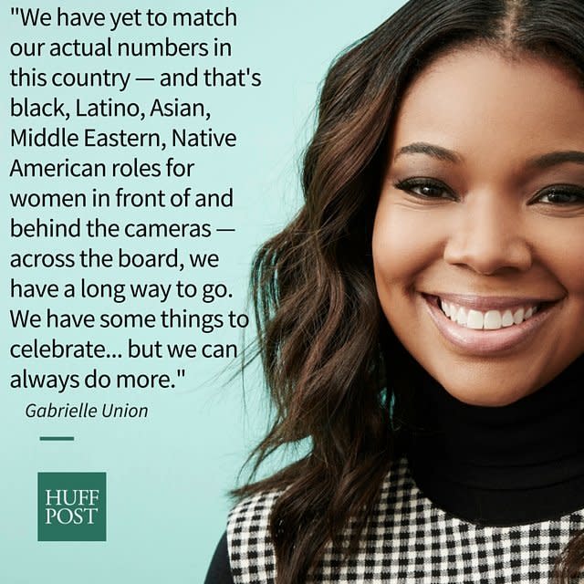 On why the issue of diversity <a href="http://www.hollywoodreporter.com/news/oprah-gabrielle-union-talk-need-795822" target="_blank">goes beyond black and white</a>.&nbsp;