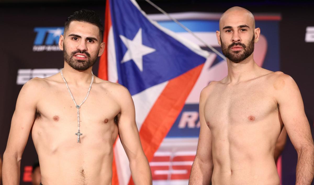 Jose Ramirez and Jose Pedraza Faceoff Before Friday Night Key Jr.  Welterweight Battle 