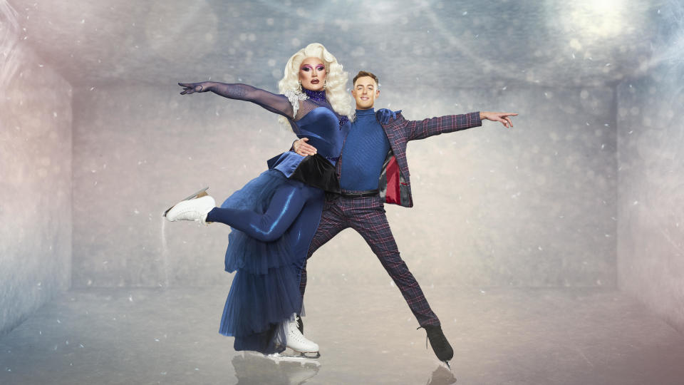 This image and the information contained herein is strictly embargoed until 21.00 Wednesday 4th January 2023

From Lifted Entertainment

Dancing on Ice: SR15 on ITV1 and ITVX

Pictured: The Vivienne and Colin Grafton.

This photograph is (C) ITV Plc and can only be reproduced for editorial purposes directly in connection with the programme or event mentioned above, or ITV plc. This photograph must not be manipulated [excluding basic cropping] in a manner which alters the visual appearance of the person photographed deemed detrimental or inappropriate by ITV plc Picture Desk.  This photograph must not be syndicated to any other company, publication or website, or permanently archived, without the express written permission of ITV Picture Desk. Full Terms and conditions are available on the website www.itv.com/presscentre/itvpictures/terms

For further information please contact:
james.hilder@itv.com