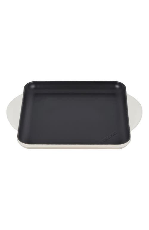 6) 9 1/2-Inch Square Griddle Pan in Meringue