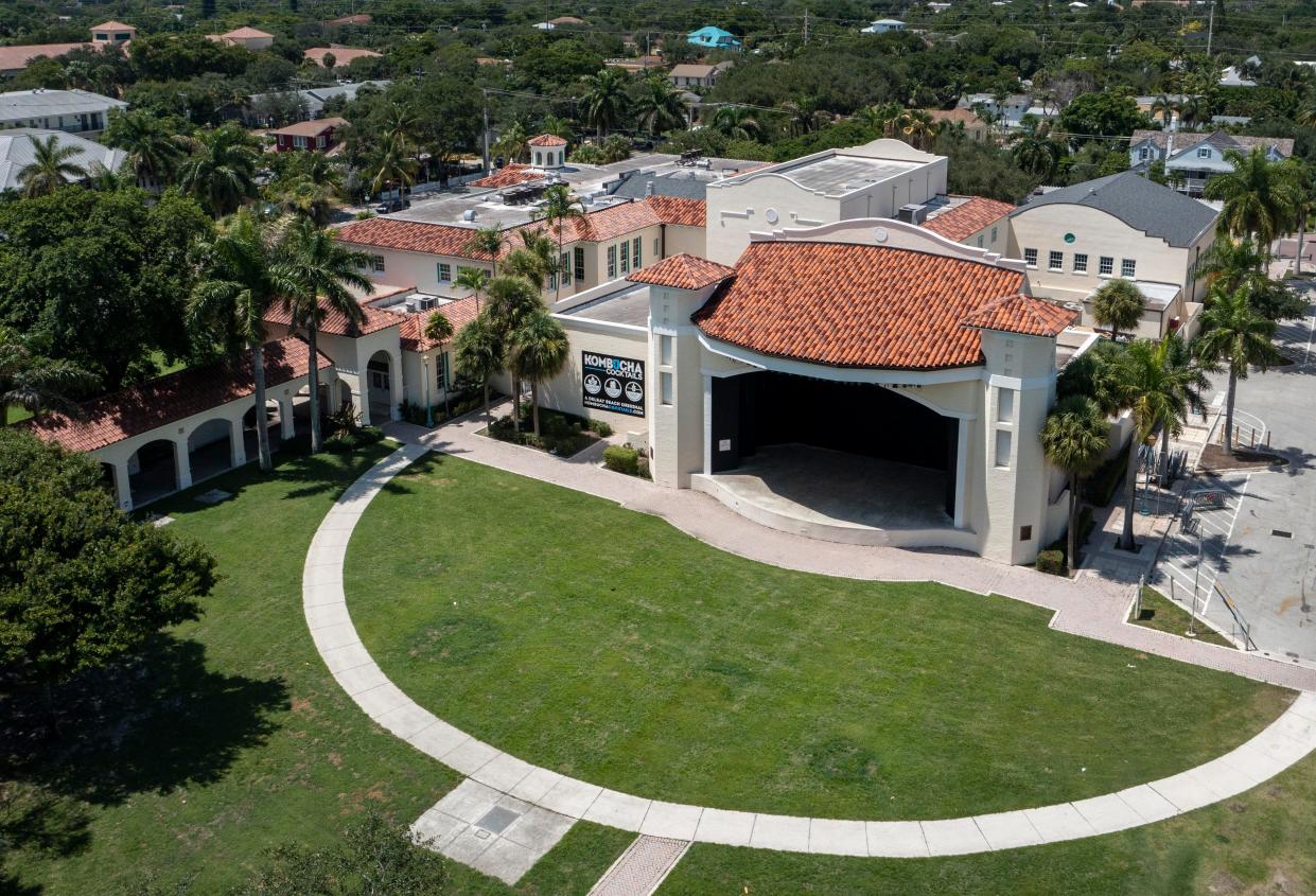 Old School Square in Delray Beach, Florida on August 16, 2021. (GREG LOVETT/PALM BEACH POST)