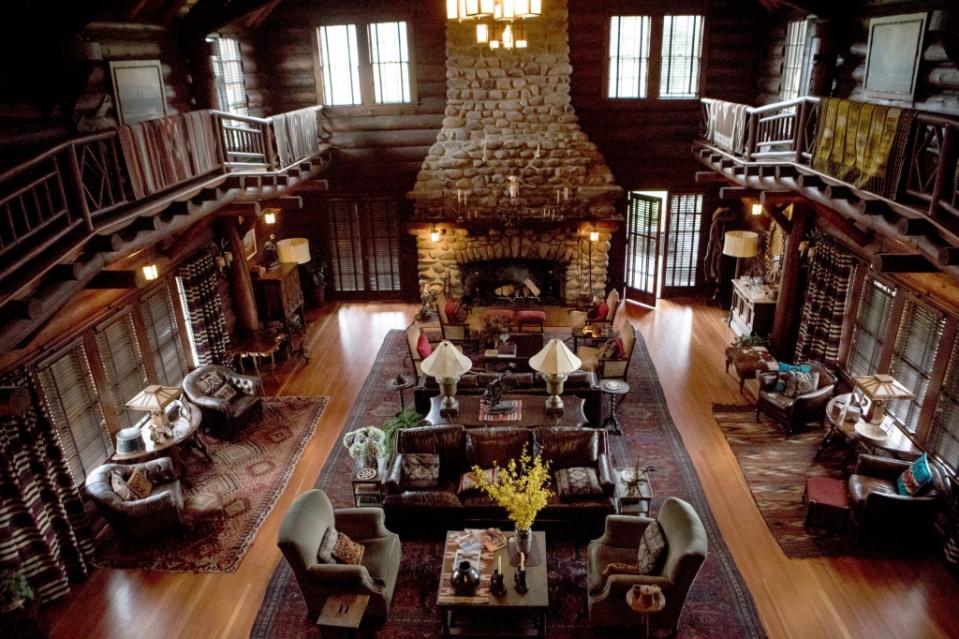 Interior of the Dutton house, as seen in “1923,” starring Harrison Ford and Helen Mirren