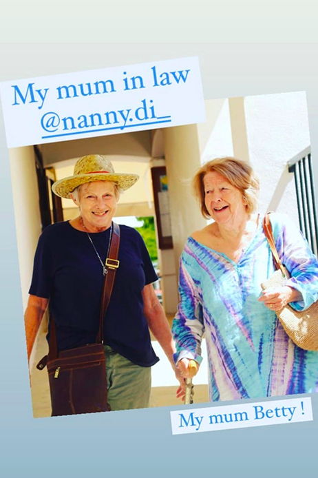 Photo credit: Nadia Sawalha Instagram