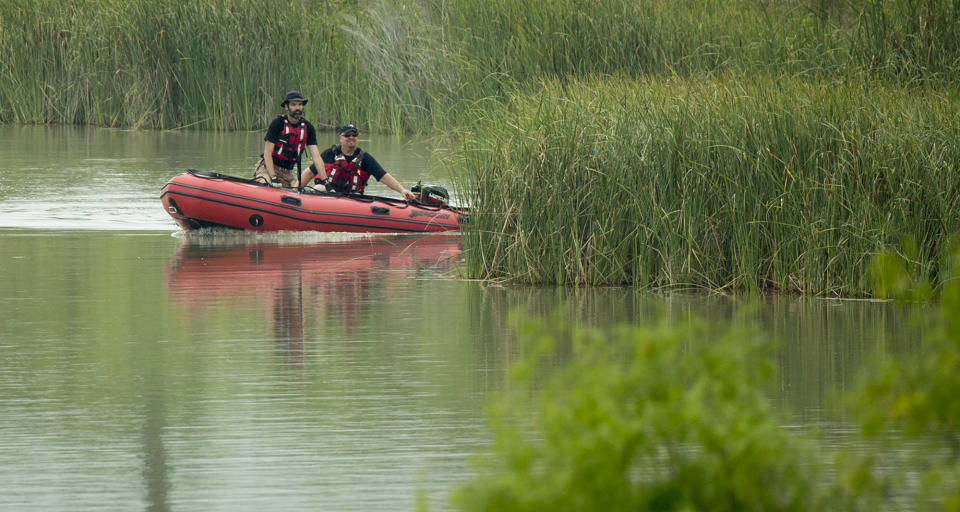 Swollen river feeds Texas flooding