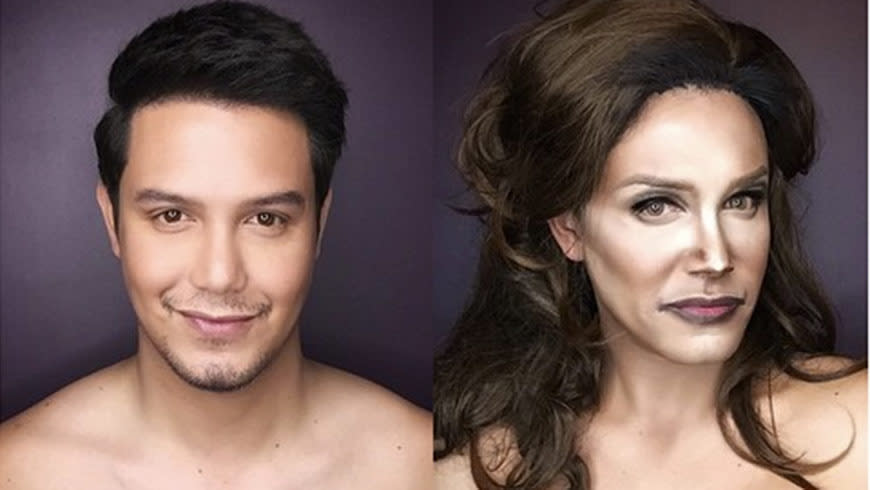 Incredible Transformation of Male Makeup Artist