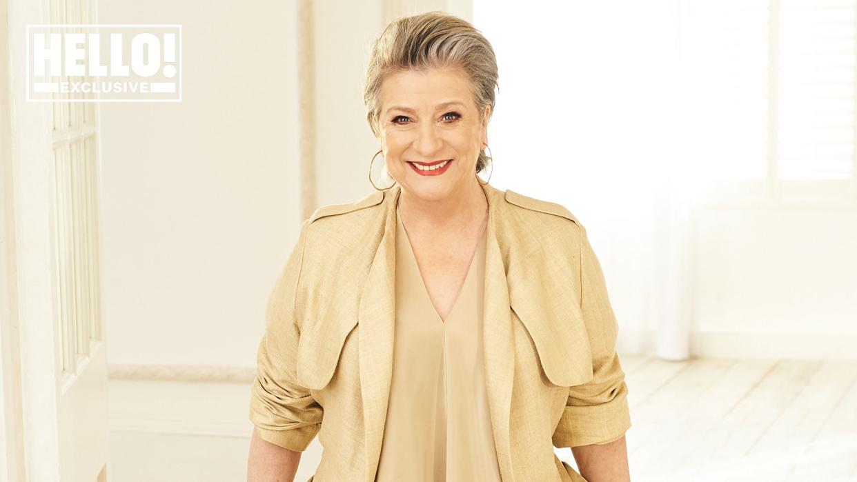 Caroline Quentin poses for HELLO! shoot