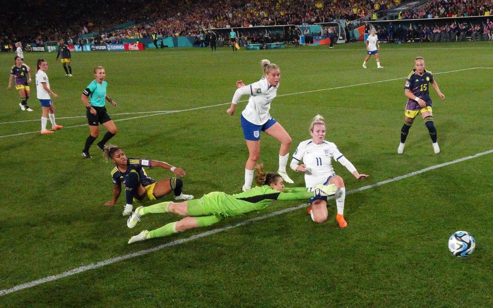 England's Lauren Hemp scores their first goal against Colombia - England vs Australia: When is the Lionesses’ Women’s World Cup semi-final?