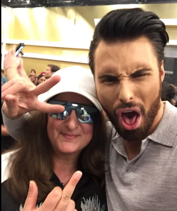 Honey G with Xtra Factor host Rylan