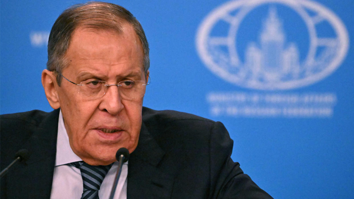 Russian Foreign Minister Sergey Lavrov. (Yuri Kadobnov/AFP via Getty Images)