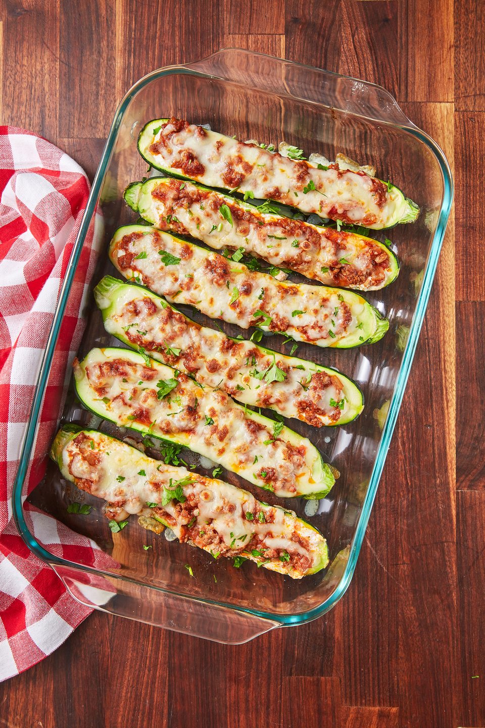 lasagna stuffed zucchini