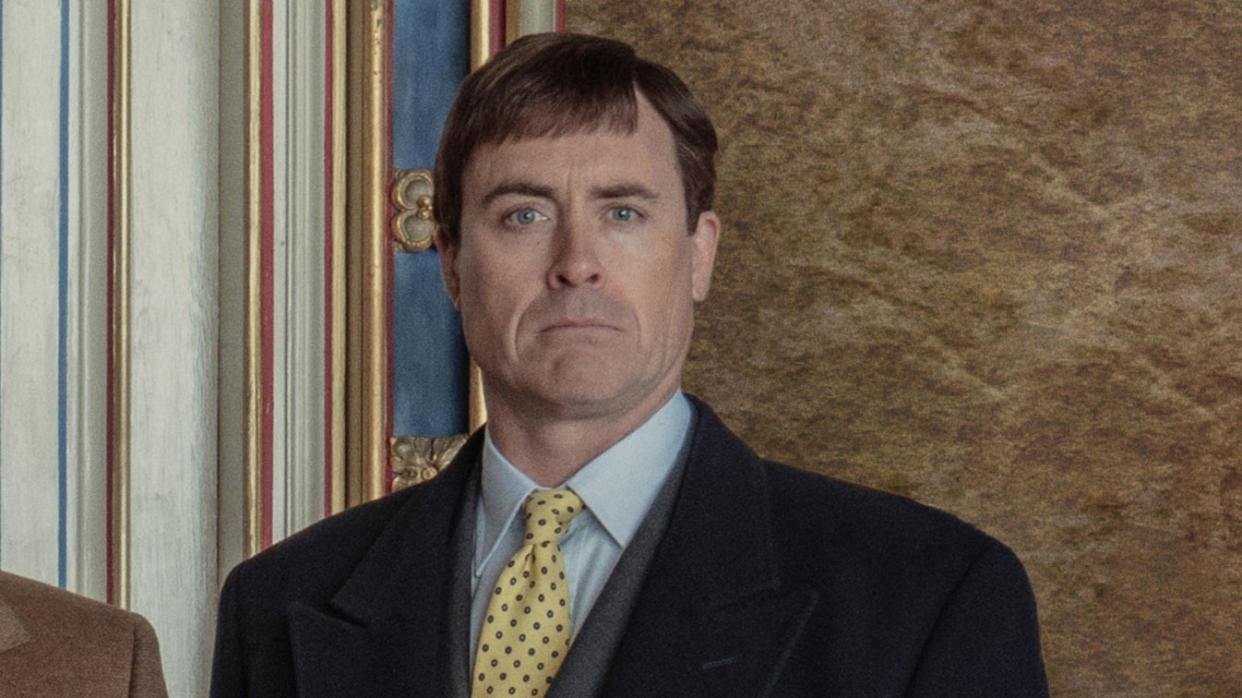 James Murray as Prince Andrew in The Crown S5. (Netflix)