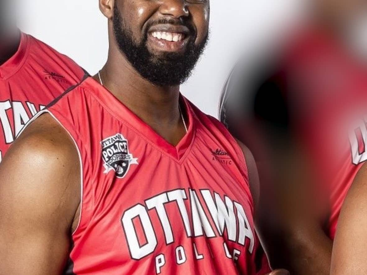 Const. Kevin Benloss was suspended with pay from the Ottawa Police Service in September 2020. He was acquitted of charges under the Police Services Act on Tuesday, but remains suspended with pay pending the outcome of criminal charges in an unrelated case. (Q3 studios/Hoopstars - image credit)