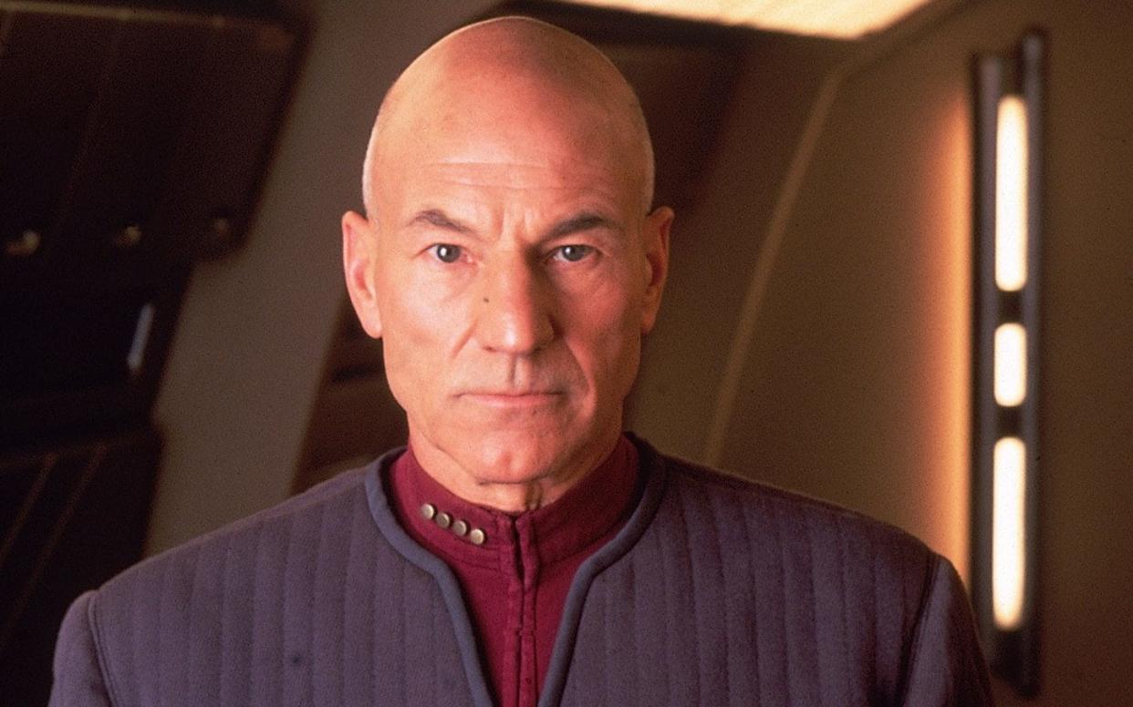 Patrick Stewart as Jean-Luc Picard in Star Trek: Insurrection - Film Stills