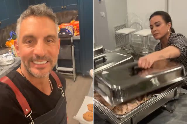 <p>Mauricio Umansky Instagram</p> Mauricio Umansky and Kyle Richards on Thanksgiving