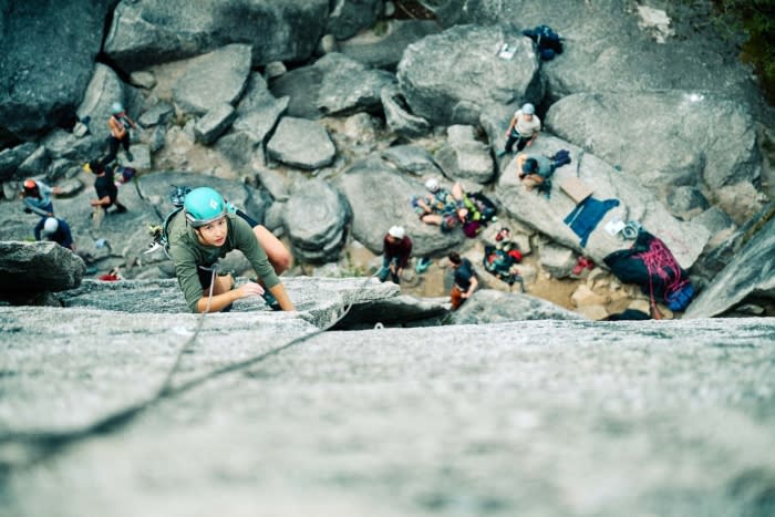In 2023, Arc'teryx offered a clinic for queer climbers during its Squamish climbing academy. This year, it's offering a whole weekend; (photo/Arc'teryx)