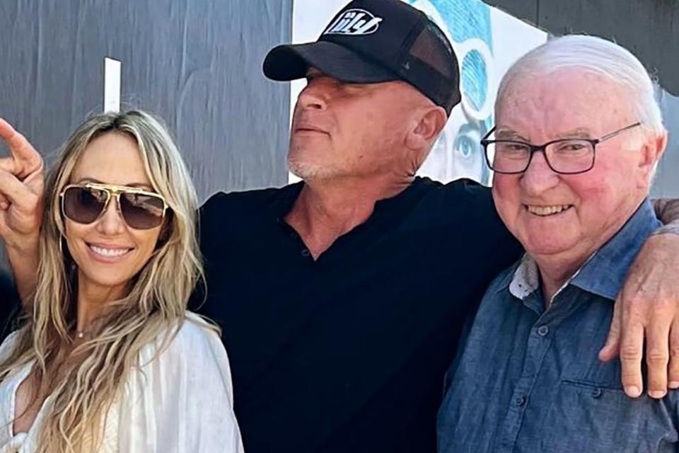 <p>Dominic Purcell/Instagram</p> Dominic Purcell, Tish Cyrus and Dominic