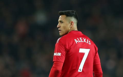 Sanchez was dropped from United’s squad for Tuesday’s 1-0 win over Young Boys - Credit: GETTY IMAGES