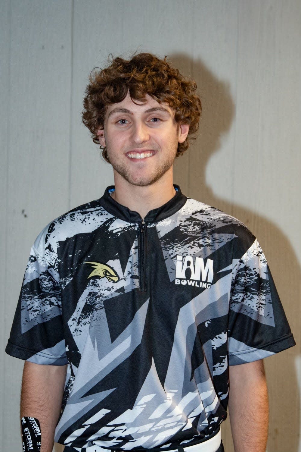 Cameron Kennedy of the Corning boys bowling team.