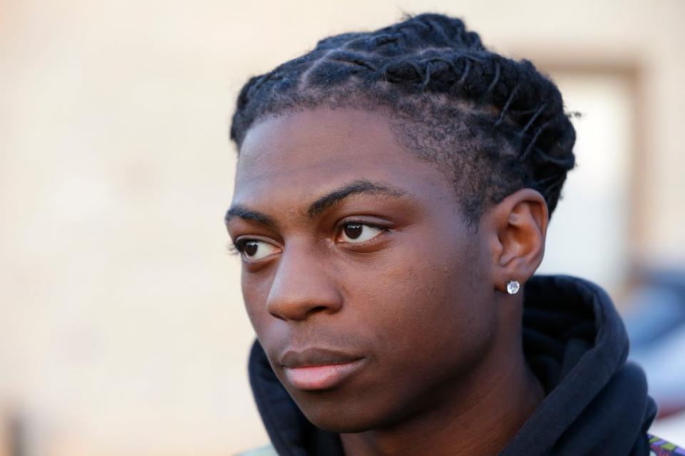 A Black teenager who was suspended from a Texas high school for his loc hairstyle in September has been given another in-school suspension (Copyright 2023 The Associated Press. All rights reserved.)