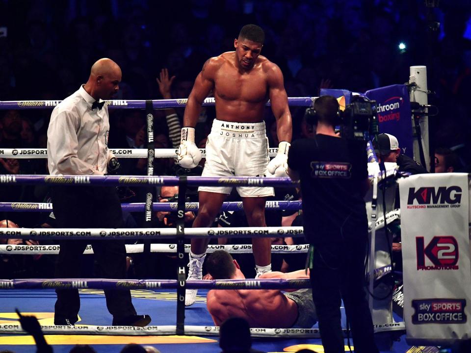 Anthony Joshua defeated Wladimir Klitschko in an absolute classic at Wembley Stadium: Getty