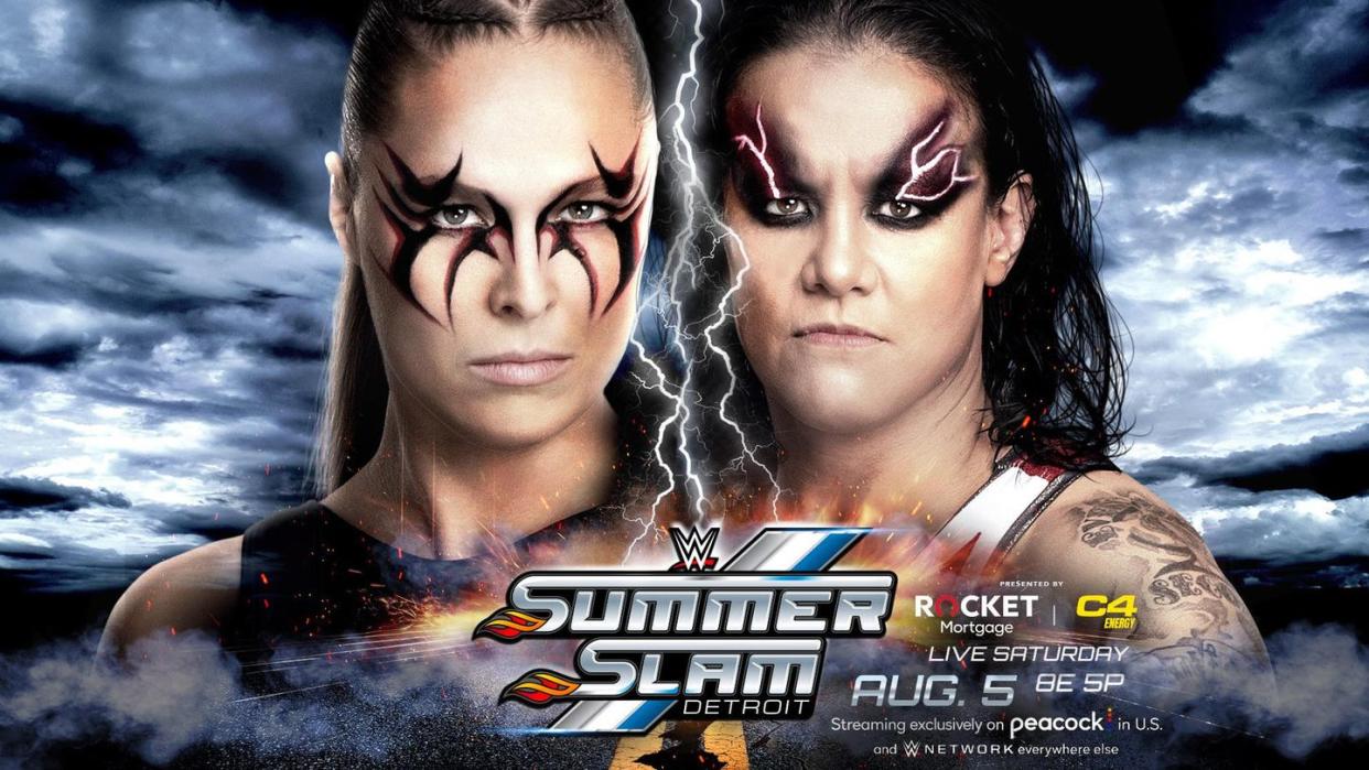 wwe summerslam ronda rousey vs shayna baszler