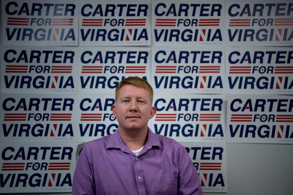 Democrat Lee Carter, a democratic socialist, won an election Tuesday to represent Virginia's 50th District in the state's House of Delegates. (Photo: BRENDAN SMIALOWSKI/Getty Images)