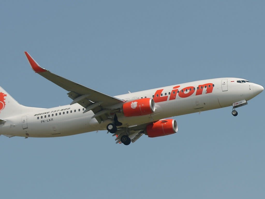 Lion Air flight JT610 lost contact with ground officials 13 minutes after takeoff from Jakarta airport (AFP)