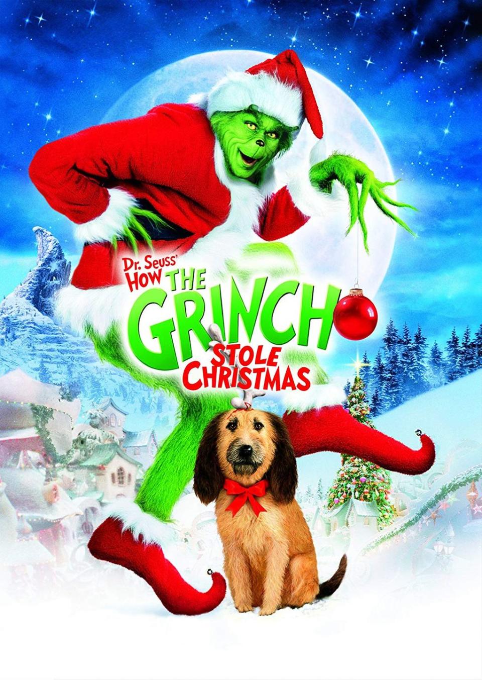 <p>The Grinch gets the live-action treatment in this feature-length film starring Jim Carrey. This whimsical holiday film is a feast for the eyes — not to mention it will make your heart grow three sizes. </p><p><a class="link " href="https://www.amazon.com/Dr-Seuss-Grinch-Stole-Christmas/dp/B009CG9LZI/?tag=syn-yahoo-20&ascsubtag=%5Bartid%7C10067.g.38414559%5Bsrc%7Cyahoo-us" rel="nofollow noopener" target="_blank" data-ylk="slk:WATCH NOW;elm:context_link;itc:0;sec:content-canvas">WATCH NOW</a></p>