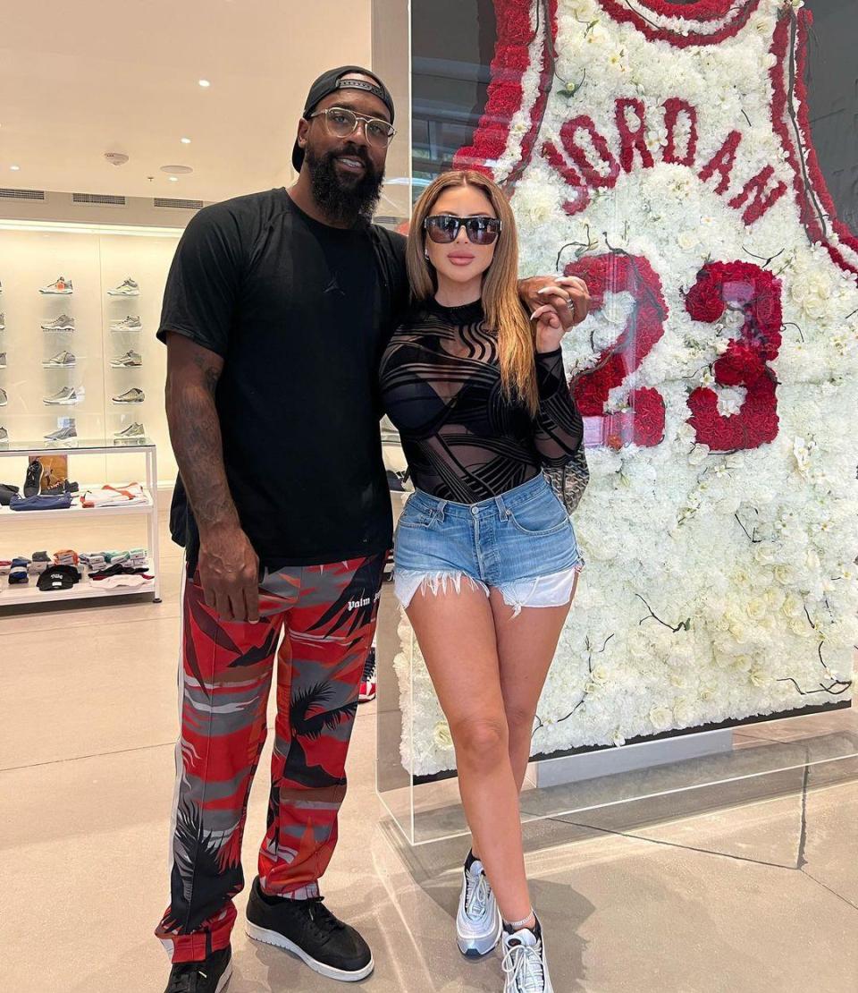 Marcus Jordan and Larsa Pippen go IG official