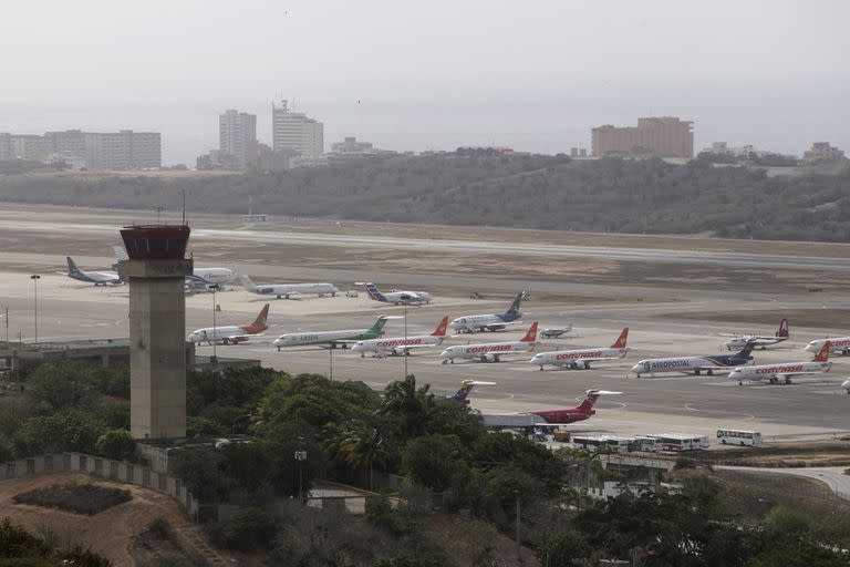 Aeropuerto Internacional Simón Bolívar  en Maiquetía; Venezuela