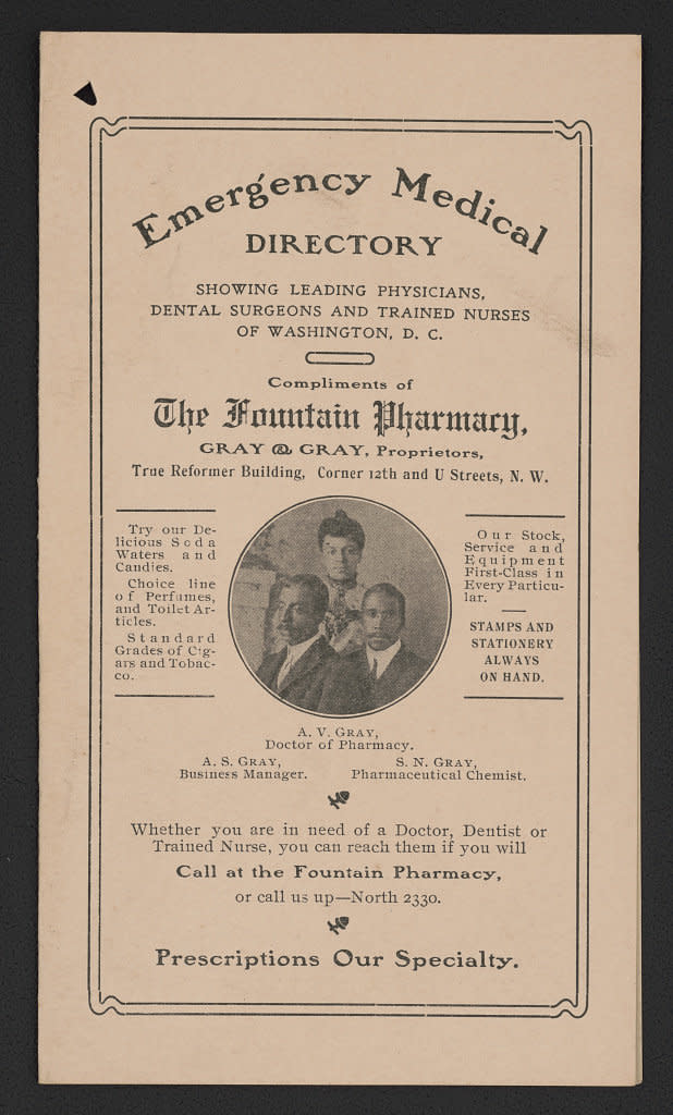 Amanda V. Gray (1869-1957) was an activist, educator and pharmacist.&nbsp;Gray, who received her <a href="https://books.google.com/books?id=TMZMAgAAQBAJ&amp;pg=RA2-PA210&amp;lpg=RA2-PA210&amp;dq=Amanda+V.+Gray&amp;source=bl&amp;ots=gh_VHgrMLp&amp;sig=mebYRNmzsZNRPXFiPYB8TSSQUe8&amp;hl=en&amp;sa=X&amp;ved=0ahUKEwjYhqLS0prTAhVB7iYKHS7lC3sQ6AEINDAH#v=onepage&amp;q=Amanda%20V.%20Gray&amp;f=false" target="_blank">pharmaceutical graduate degree from Howard University in 1903</a>, operated a pharmacy in Washington D.C.'s black neighborhood. She was heavily active in the community's ongoing social, political and cultural issues.