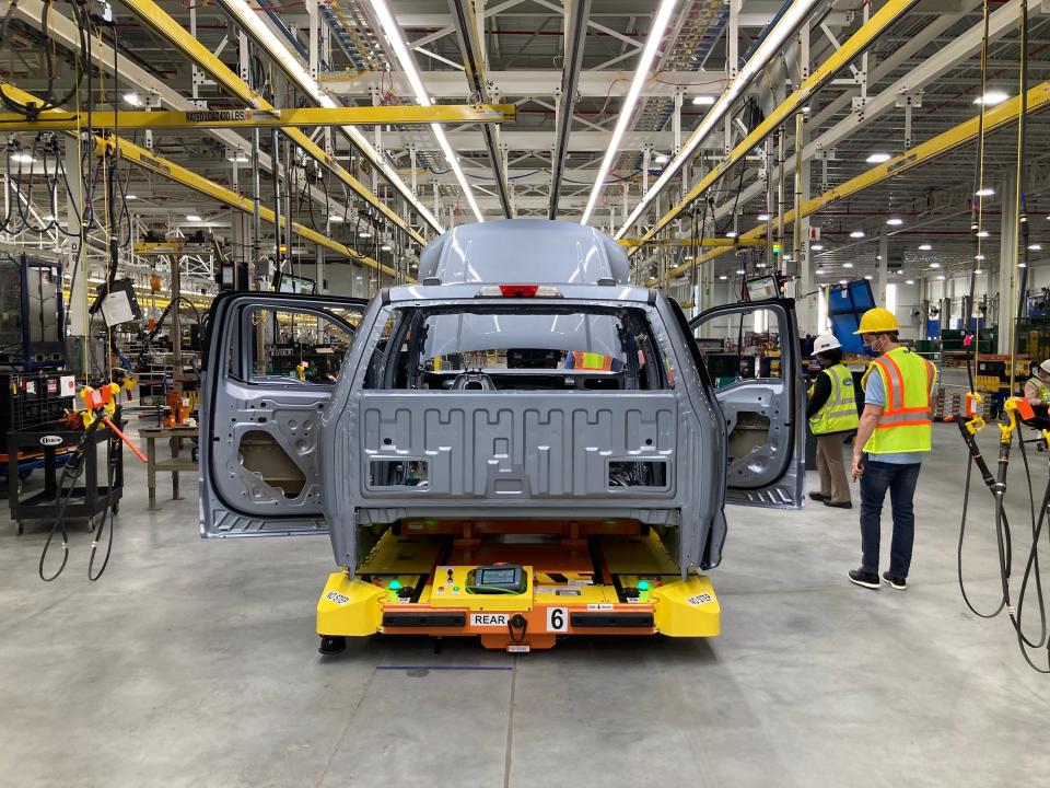 Ford Rouge Electric Vehicle Center, where it will build the F-150 Lightning EV.