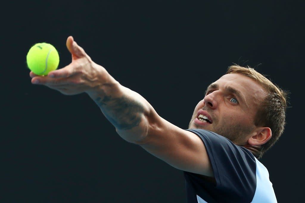 Dan Evans will look to keep the British flag flying in singles (Tertius Pickard/AP) (AP)