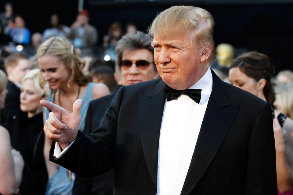 <p>Donald Trump arrives before the 83rd Academy Awards on Feb. 27, 2011. <i>(Photo: Matt Sayles/AP)</i> </p>