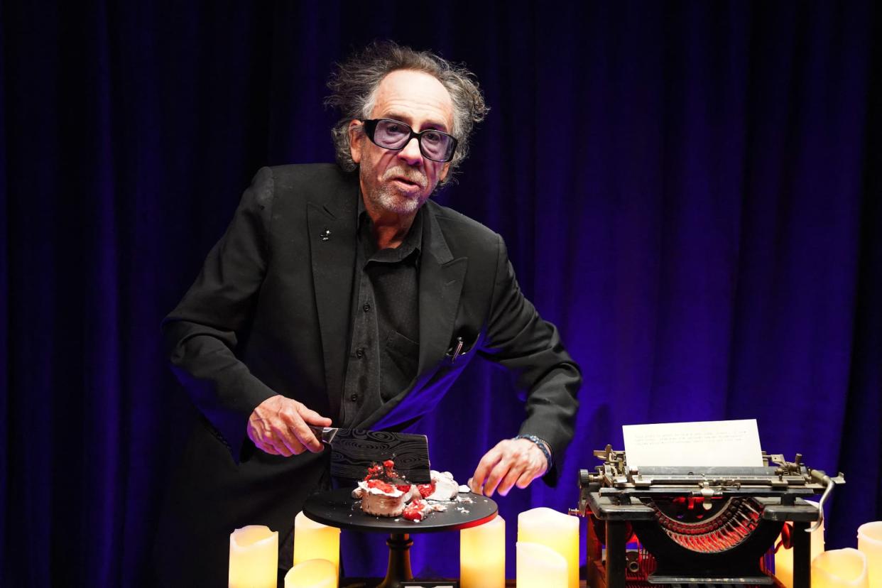 Tim Burton en octobre 2022 au Festival Lumière de Lyon - Presley Ann / GETTY IMAGES NORTH AMERICA / Getty Images via AFP