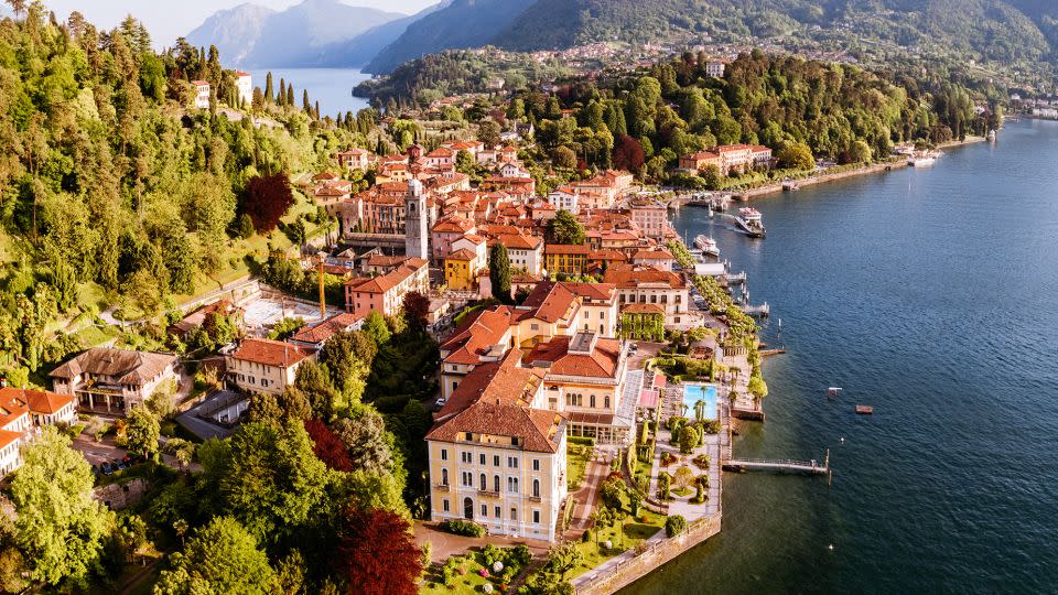 The Lake Como town of Bellagio is among communities backing the reopening of ski facilities. - Matteo Colombo/Stone RF/Getty Images