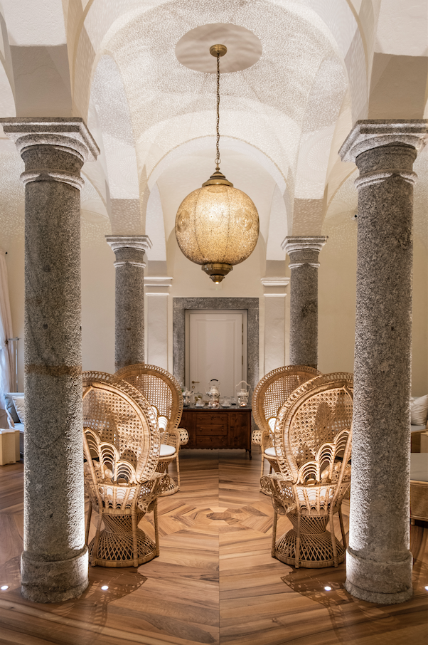 The relax area at the Passalacqua spa. - Credit: Enrico Costantini/Courtesy of Passalacqua