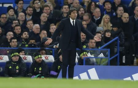 Football Soccer Britain - Chelsea v Tottenham Hotspur - Premier League - Stamford Bridge - 26/11/16 Chelsea manager Antonio Conte Action Images via Reuters / Matthew Childs Livepic