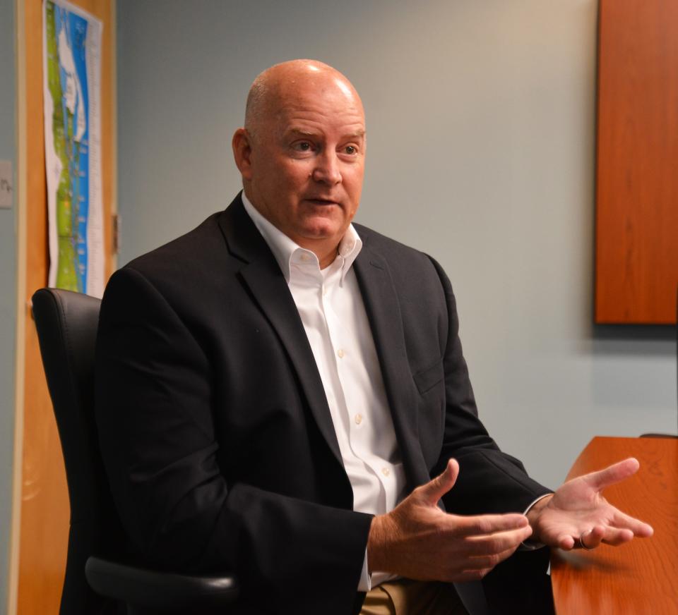 Brevard County Public Schools Superintendent Mark Rendell is pictured in his office in Viera.