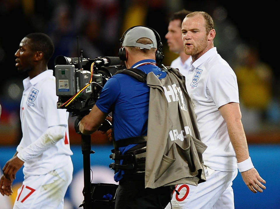 <p>Wayne Rooney slammed England fans after the 2010 World Cup draw against Algeria </p>