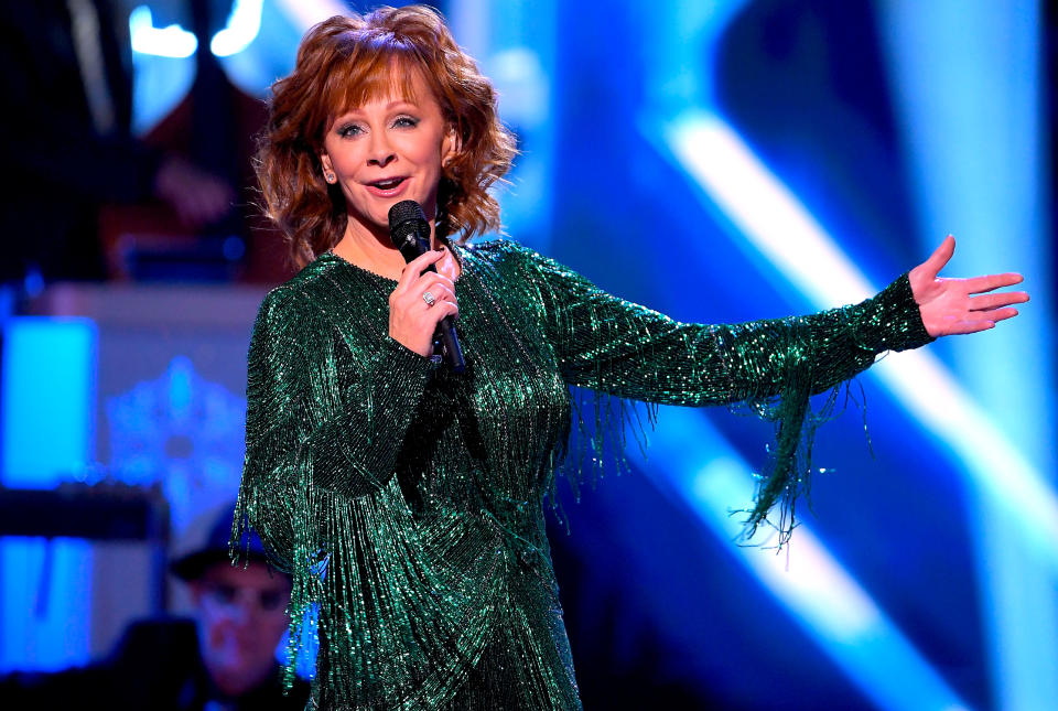 <p>Reba McEntire is out front with <i>Sing It Now: Songs of Faith & Hope</i>. Last year’s winner, Joey + Rory’s <i>Hymns That Are Important to Us</i>, was also a country crossover hit. (Photo: Mickey Bernal/FilmMagic) </p>