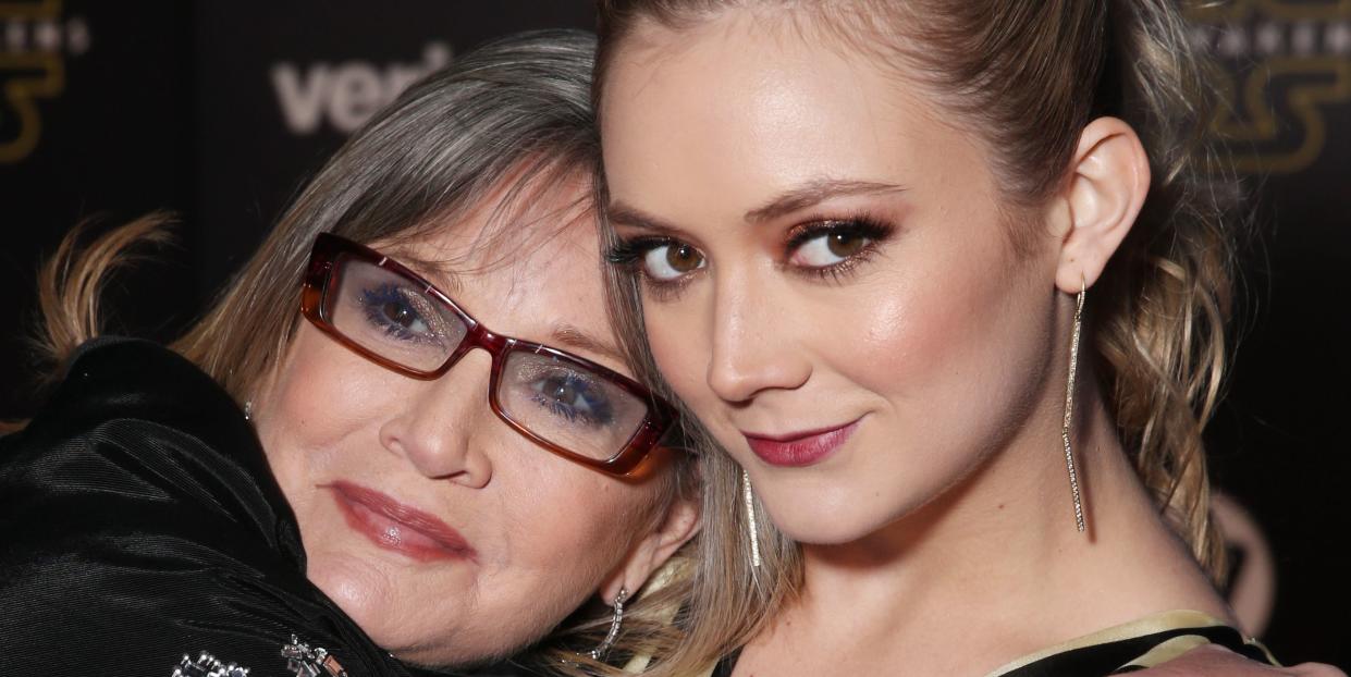 billie lourd pays tribute to mum, carrie fisher with manicure