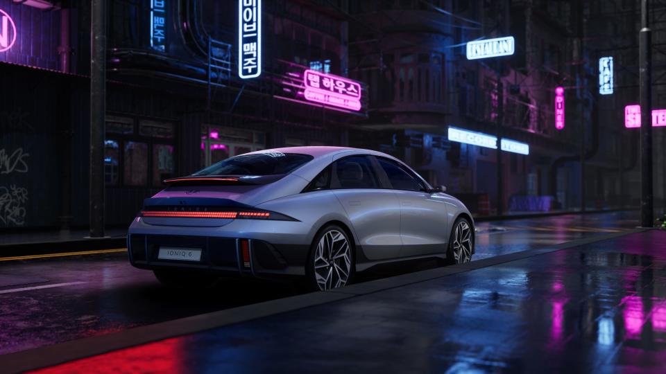 The Hyundai Ioniq 6.